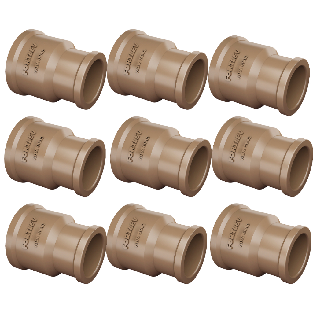 Pacote 20 unid Luva de Redução Soldável 32mm X 25mm Fortlev em Oferta na Shopee