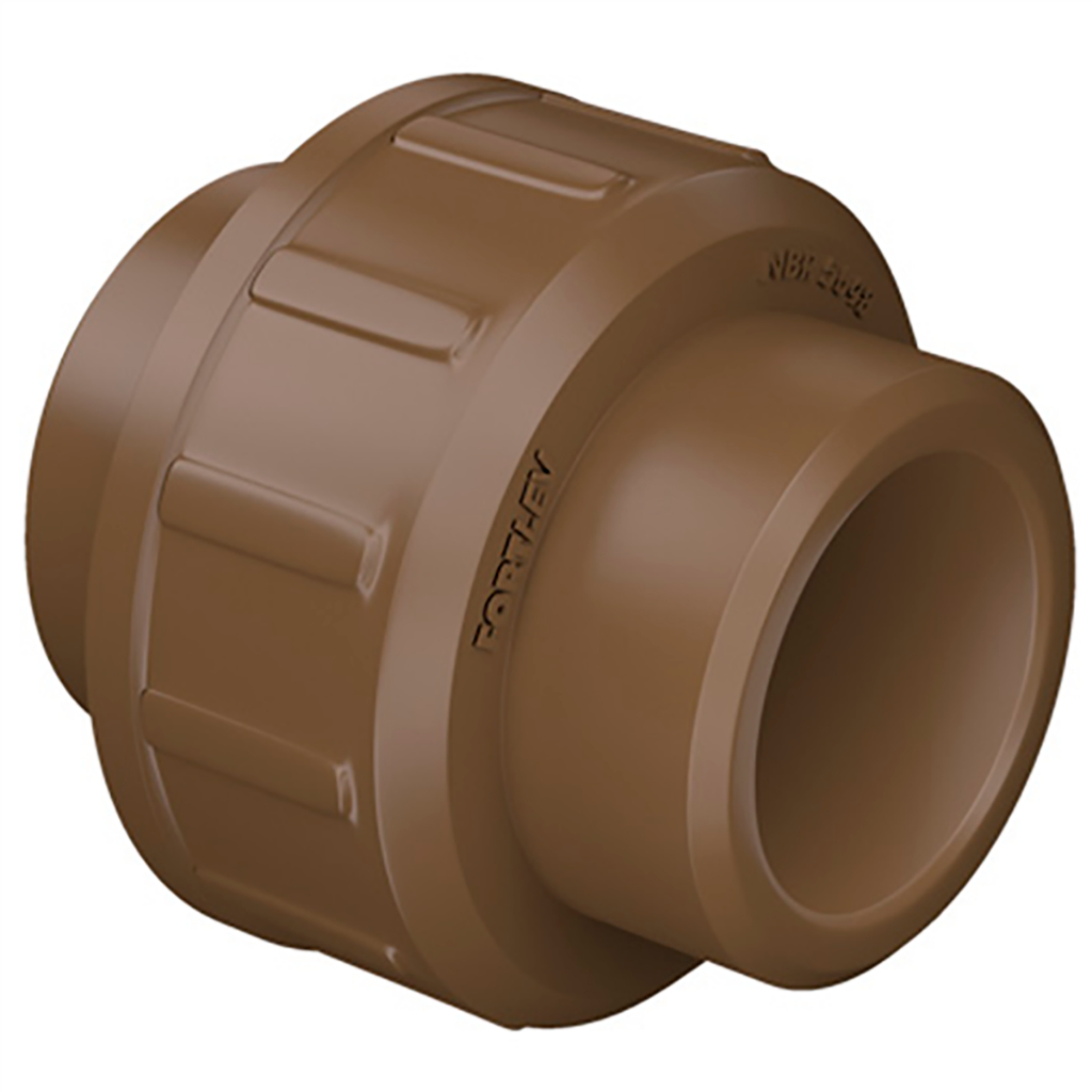 Detalhes do Pacote 10 unid União Soldável Marrom 32mm Fortlev