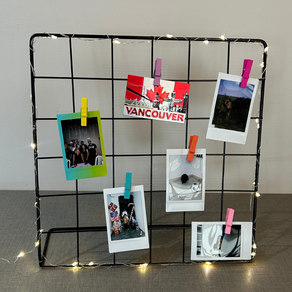 Memory Board de Mesa Com Fio de led Com Mini  Prendedores Coloridos em Oferta na Shopee