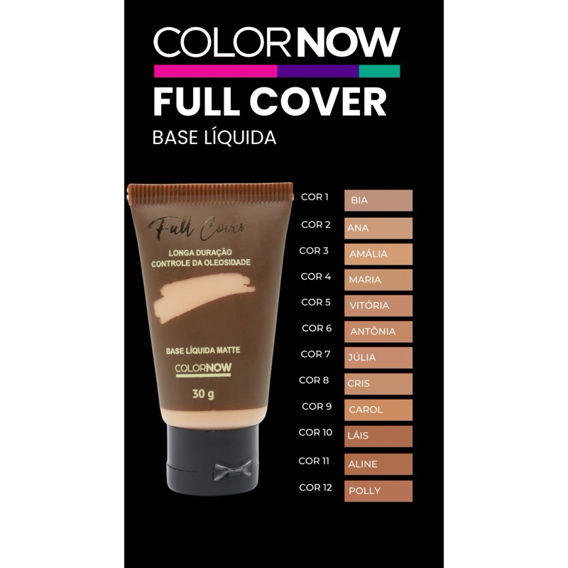 Base líquida ColorNow Color Now em Oferta na Shopee