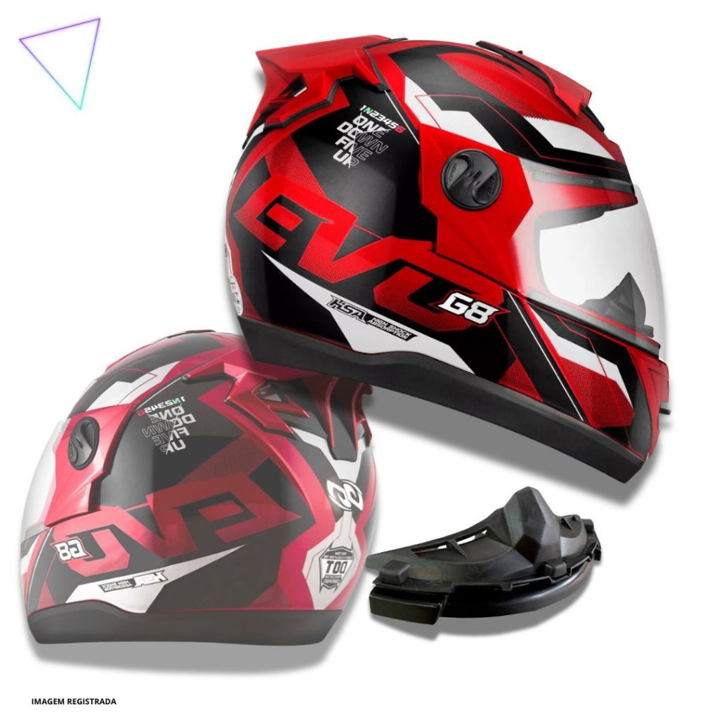 Capacete Fechado Barato Moto Pro Tork Liberty Evolution G8 Evo Verde Turquesa Masculino Feminino
