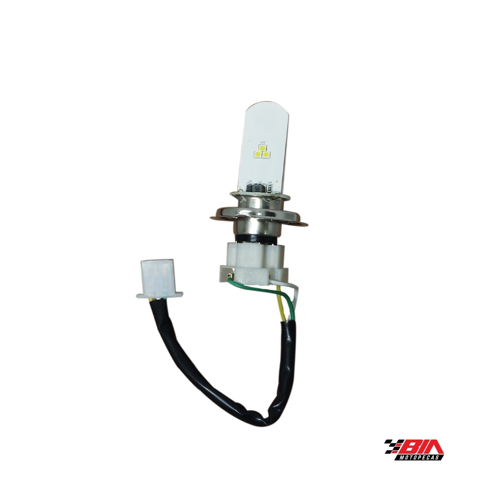 Chicote Fêmea Lampada H4 Bros 125/150 Pop 100/110 Troca Soquete M5 Honda — imagem 2 de 2