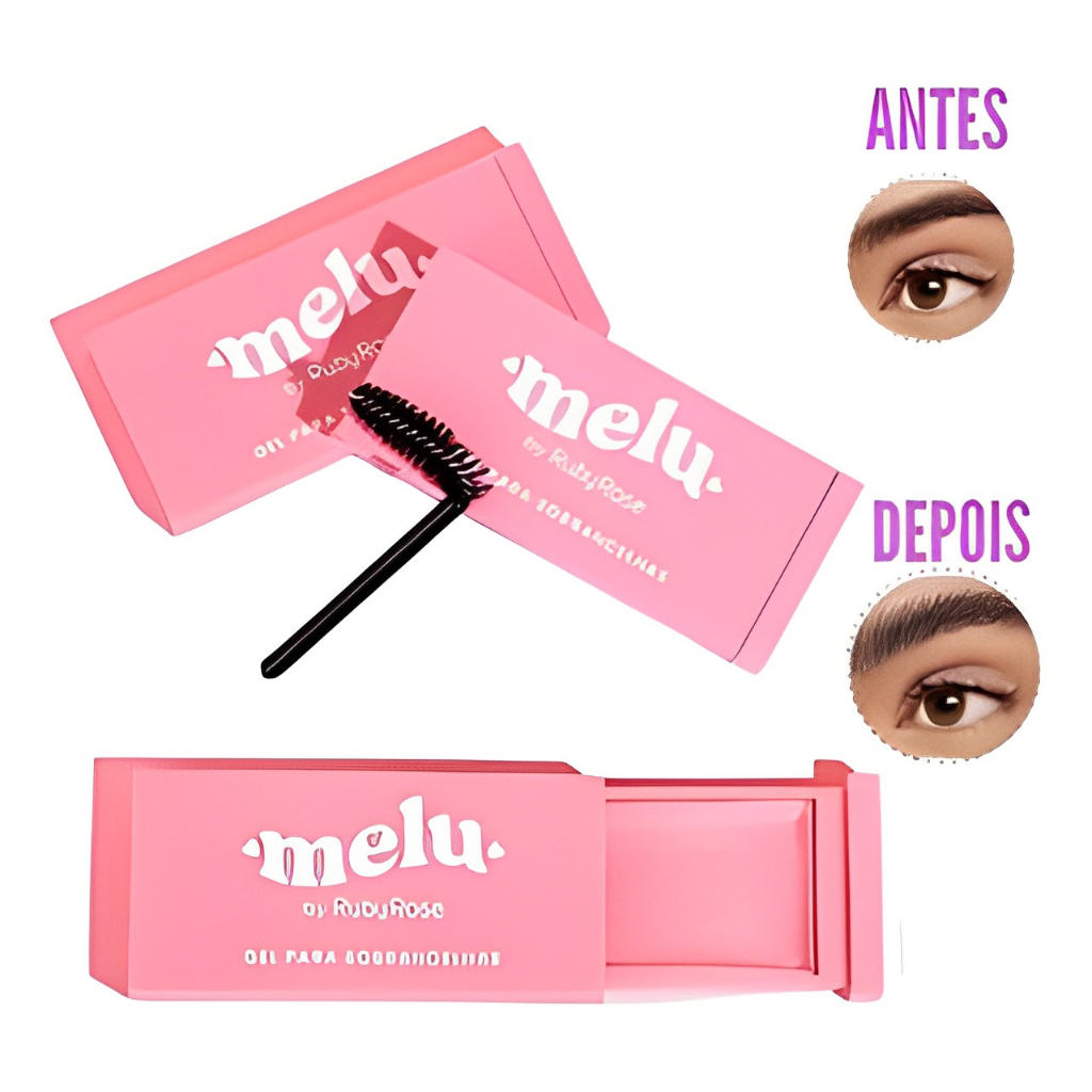 Gel Para Sobrancelha  Efeito Natural  Melu By Ruby Rose - 10g