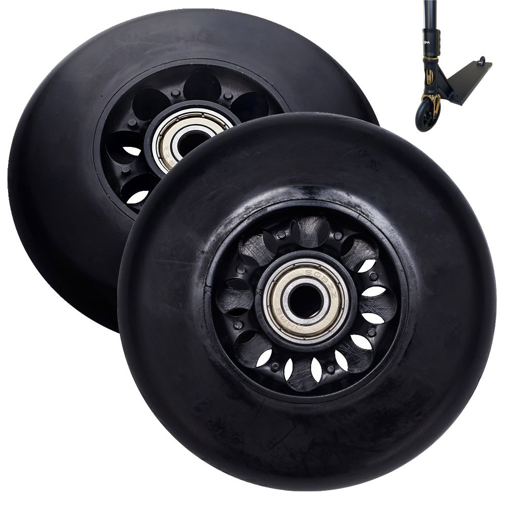 2 Rodas Para Patinete 97mm Com 4 Rolamentos Abec 1