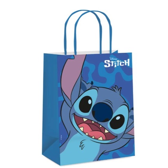SACOLAS DE PRESENTE STITCH G / 32x26,5x13cm / CROMUS / DISNEY / PRESENTE em Oferta na Shopee