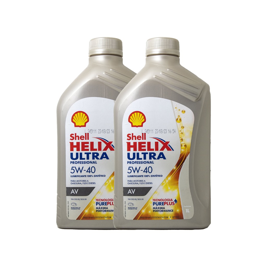 Kit 2 Shell 5w40 Ultra Professional Sintético VW502.00 / 505.00
