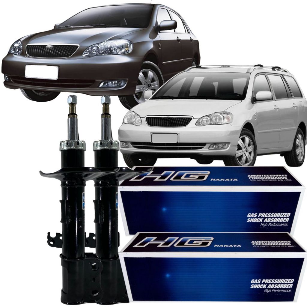 Par Amortecedor Dianteiro Nakata Corolla 1.8 2003 Á 2008 em Oferta na Shopee