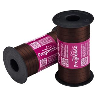 1~4 Fita de Cetim Marrom Café 100 Metros 7Mm - Cód-340 em Oferta na Shopee