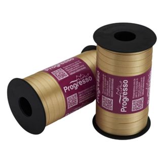 1~4 Fita de Cetim Ouro 100 Metros 7Mm - Cód-228 em Oferta na Shopee
