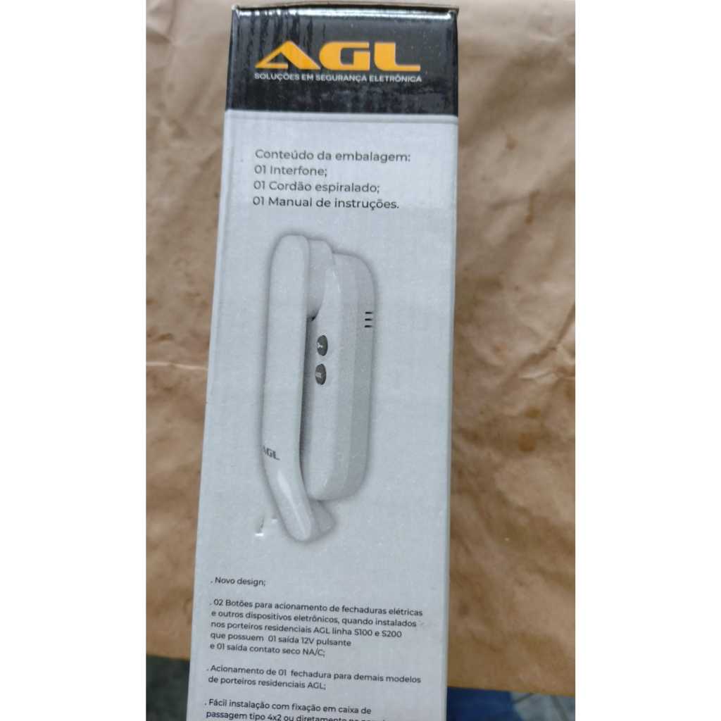 Interfone Agl modelo S100 (extensão - Monofone)