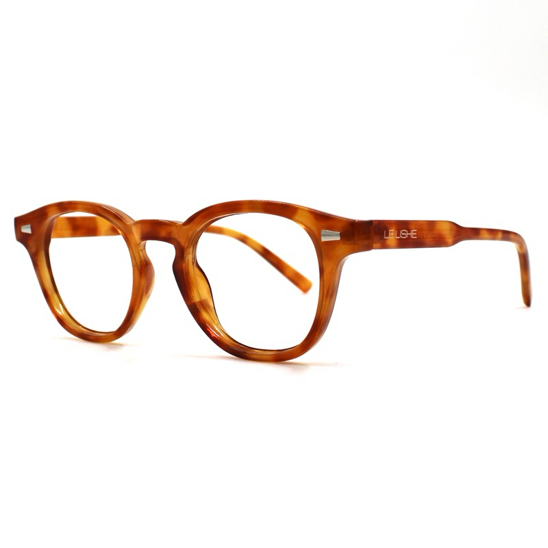 Le Lishe armação para óculos de grau versátil unissex retrô vintage estilo moderno clássico em Oferta na Shopee