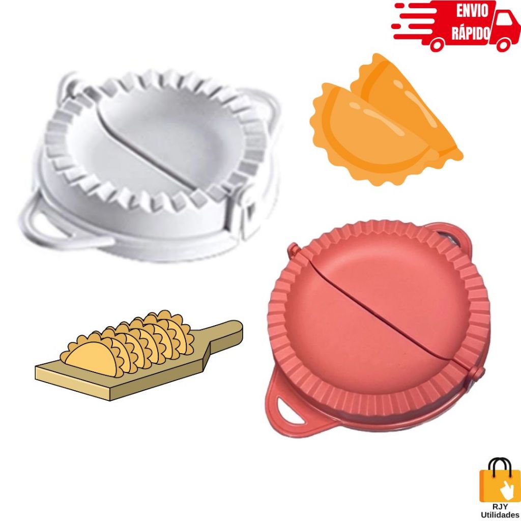 Forma Molde Multiuso De Fazer Pastel Fogazza Risoles Salgados Diversos 15cm Prática Versátil em Oferta na Shopee