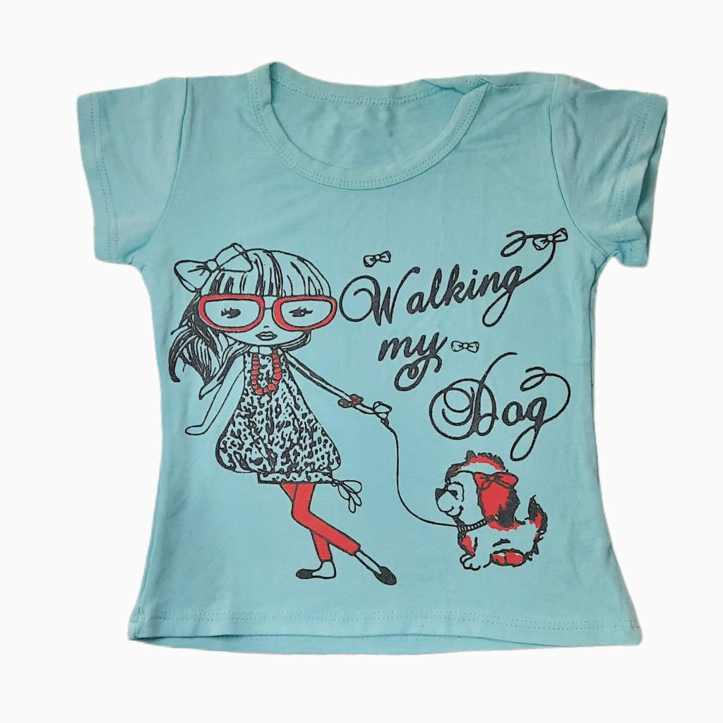 Camiseta Infantil Estampada com Glitter | Brilhante, Confortável e Super Linda