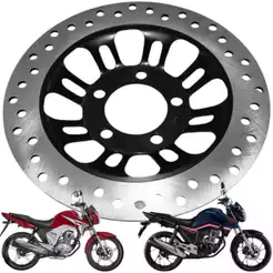 Disco de Freio Dianteiro Titan Fan 150 Mix 2009 a 2015 Fan 160