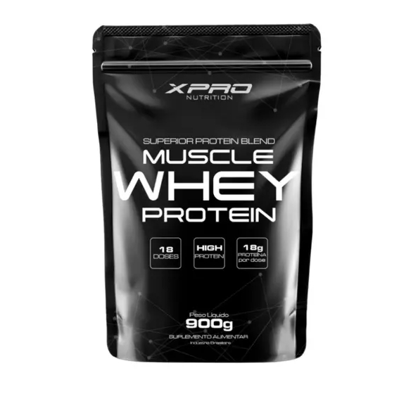 Whey Protein Muscle Protein 900g Refil X-pro Cookies