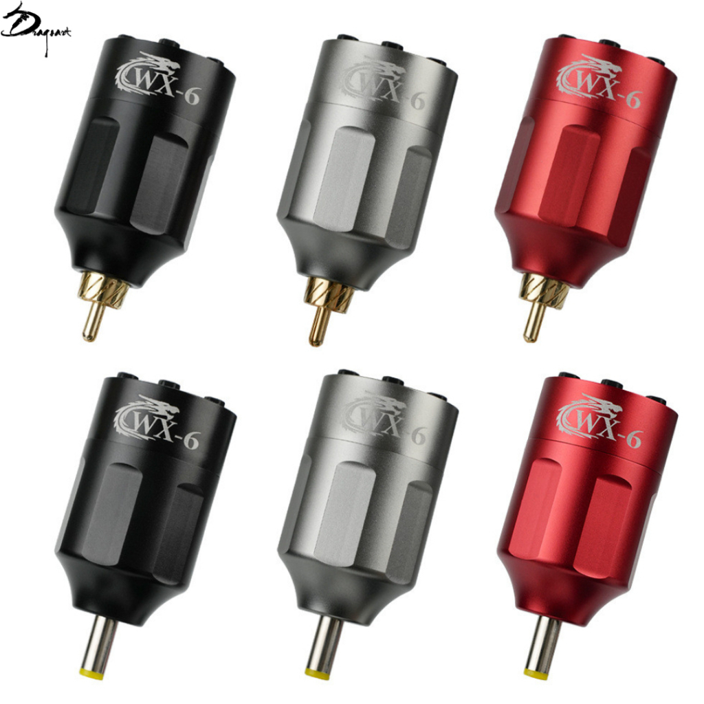 Fonte Sem Fio WX-6 RCA Para Máquina de Tatuagem Dermógrafo