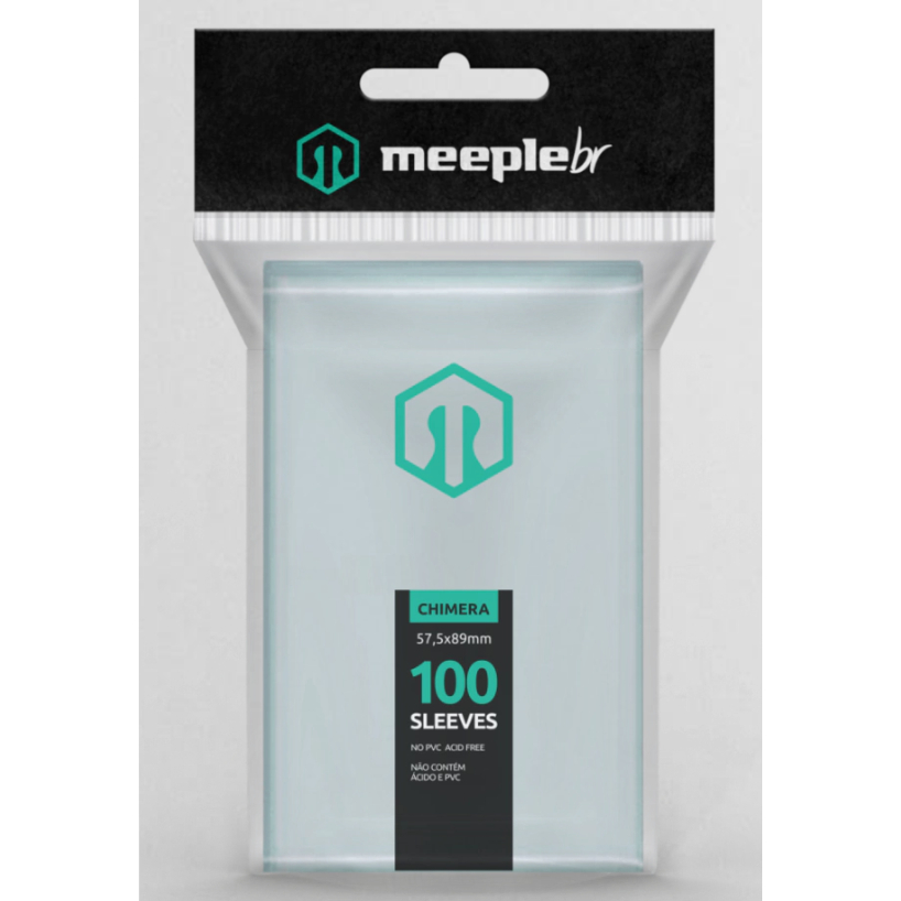 Sleeve MeepleBR Chimera 57,5 x 89 mm - 100 unidades em Oferta na Shopee