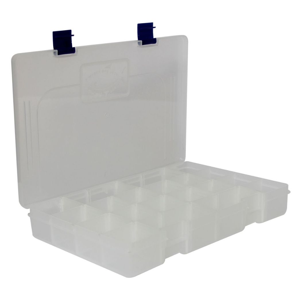 Estojo de Pesca XB130 24 Divisórias Transparente - Rochel Pesca - Sports & Outdoors