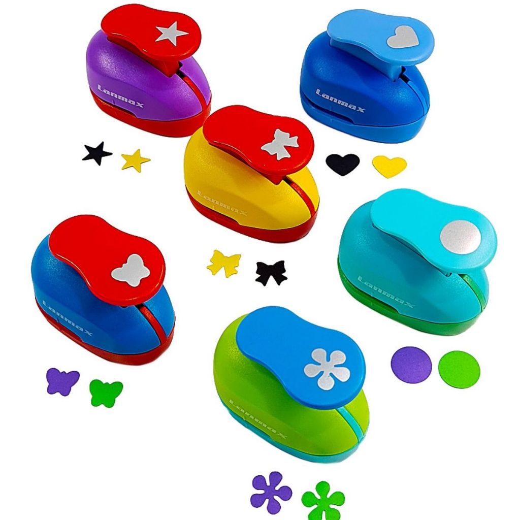 Furadores De EVA E Papel 16mm Coração Estrela Laço flor quadrado várias formas em Oferta na Shopee