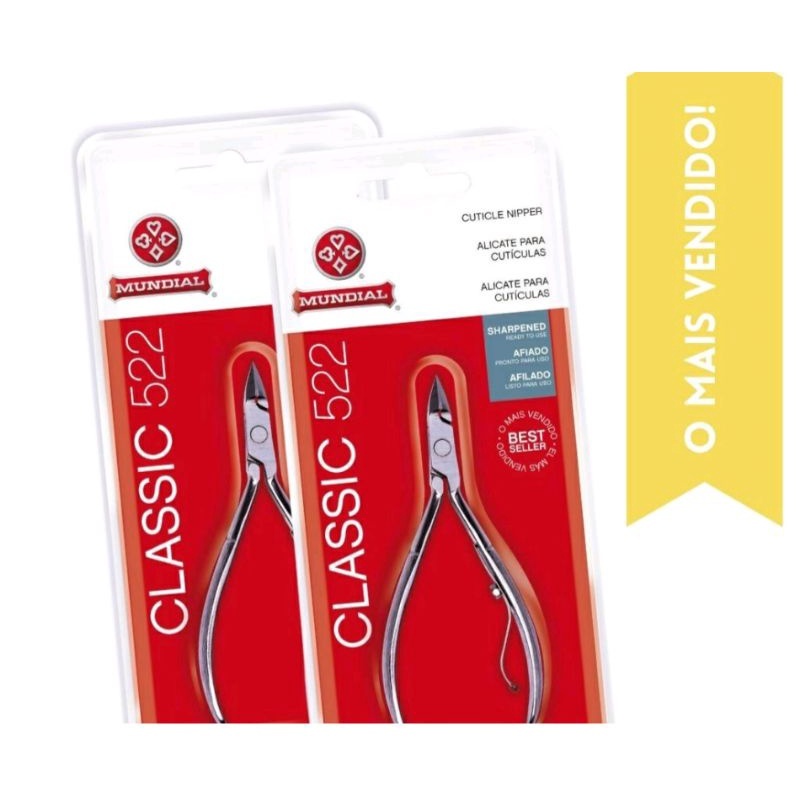 Kit C/2 Uni 522 Alicate Mundial Classic Aço Carbono
