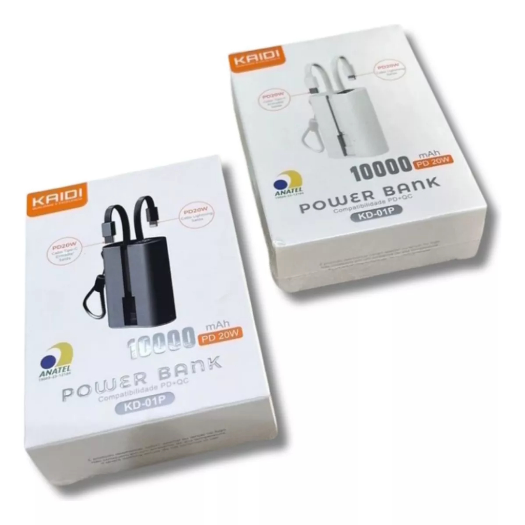 Power Bank 10.000mah Carregador Rápido Para iPhone Motorola