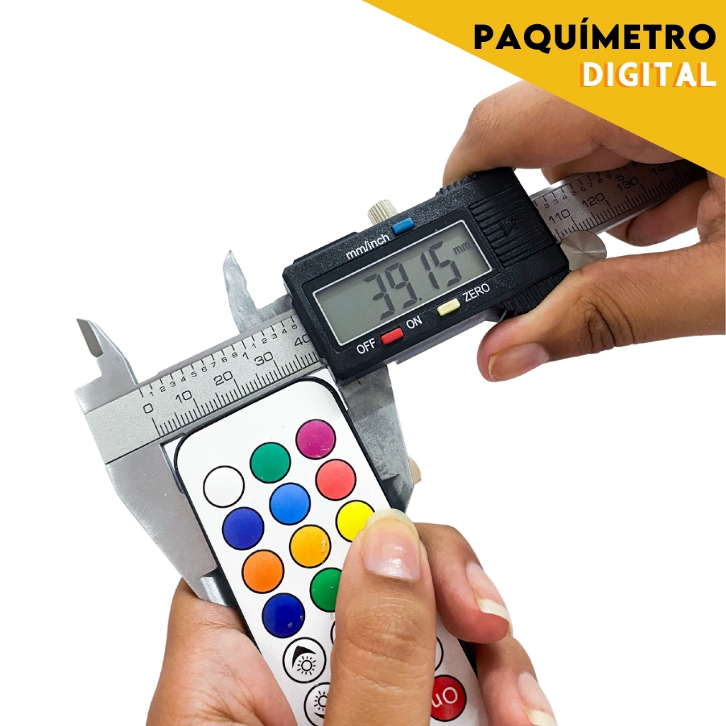 Paquímetro Digital todo em Inox com Bateria Extra e Estojo 150mm Universal - NL