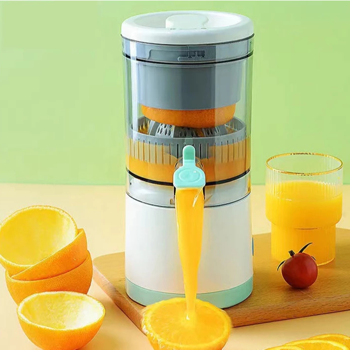 Espremedor Elétrico Laranja Limão Frutas P/ Fazer Sucos Recarregável