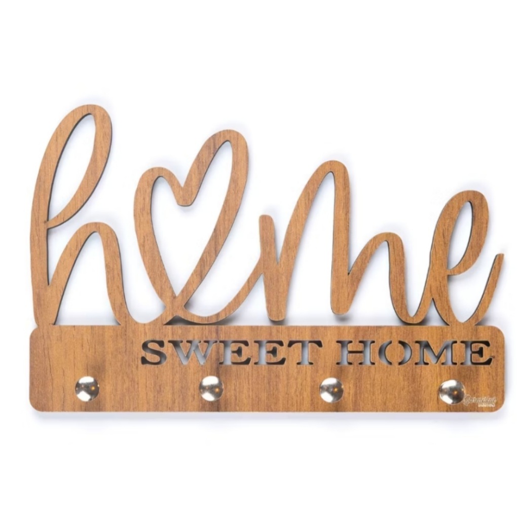 Porta Chaves Parede Home Sweet Home