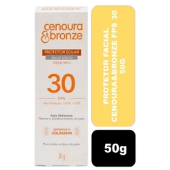 Protetor Solar Facial Cenoura&Bronze FPS 30 50g