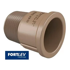 Pacote 50 unid Adaptador Soldável Curto 25mm X 3/4" Fortlev