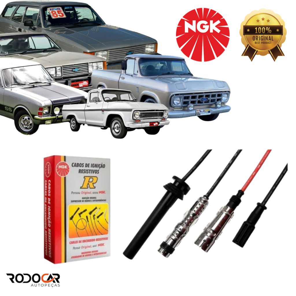 Cabo de Vela - Caravan Diplomata Opala A-10 A-20 C-10 C-14 C-15 BRASINCA - ORIGINAL NGK SCG64