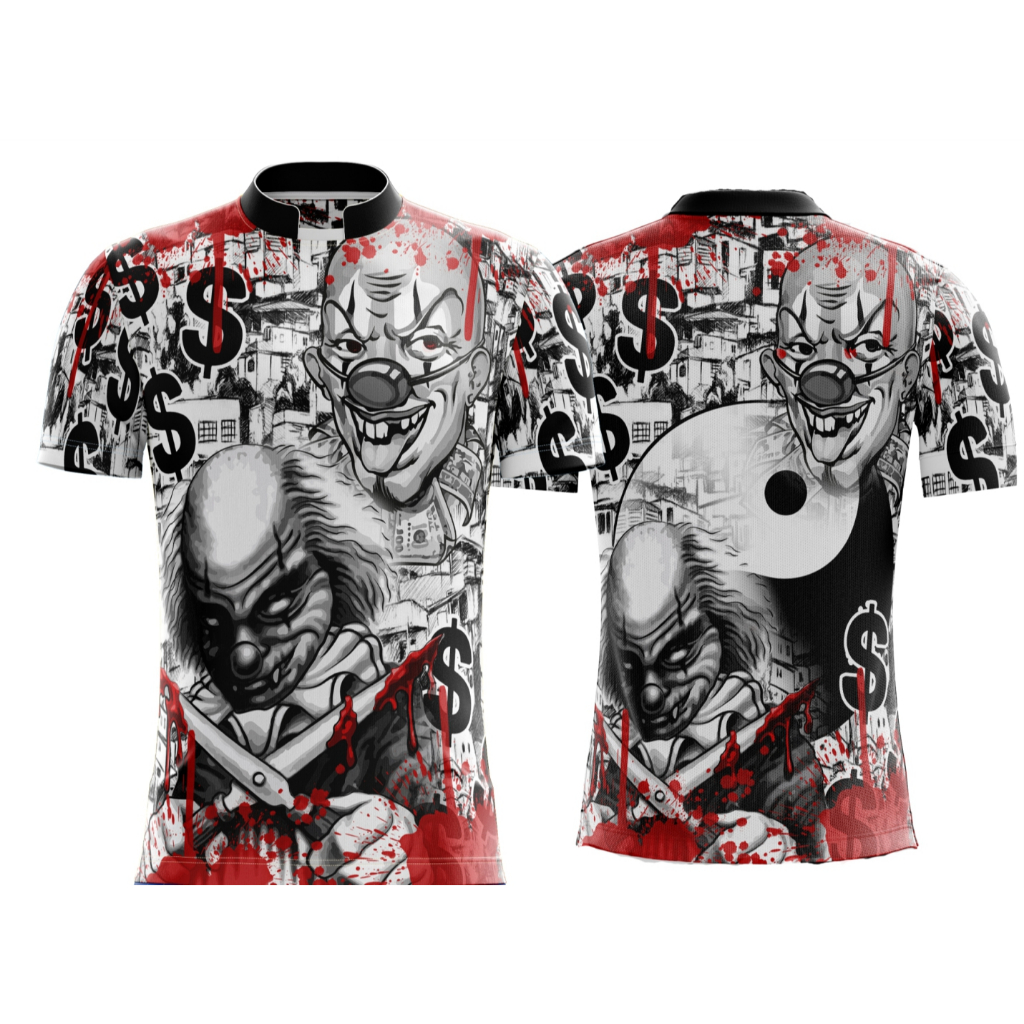 camiseta de quebrada palhaço do mal cifrão tony country ref69