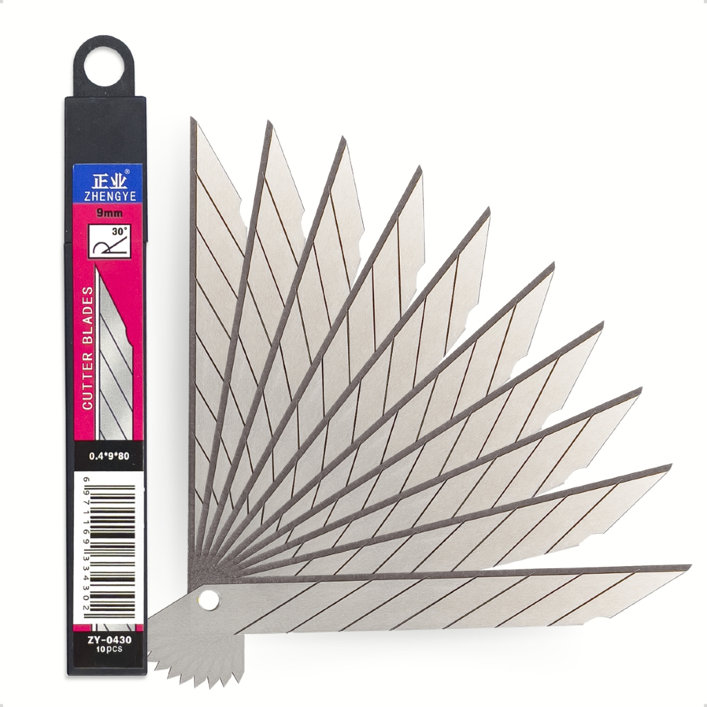 Lâmina 30 Graus Envelopamento Profissional Estreita 9mm Prata Caixa com 10 Lâminas em Oferta na Shopee