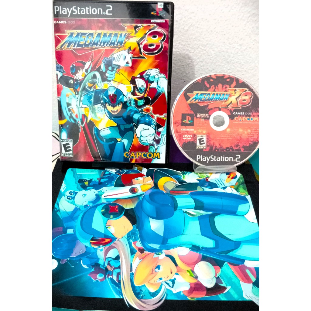 Jogo Megaman X8 Dublado em Português PT-BR para Play 2 Mídia Física