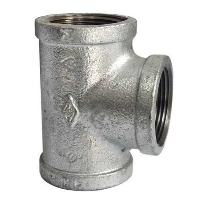 Te Galvanizado BSP 1/2 3/4 1" 1.1/4 1.1/2 2" em Oferta na Shopee