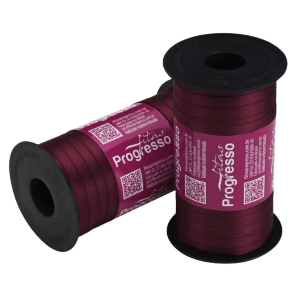 1~4 Fita de Cetim Marsala 100 Metros 7Mm - Cód-1355 em Oferta na Shopee