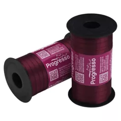 1~4 Fita de Cetim Marsala 100 Metros 7Mm - Cód-1355(CHOCO)