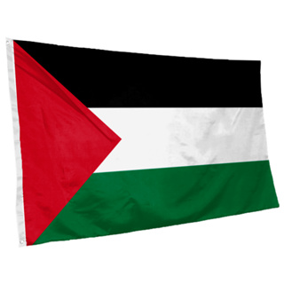 Bandeira da Palestina 145cm x 90cm da Marca  Suarez Bandeiras - Cores Nítidas Com ilhós em Oferta na Shopee