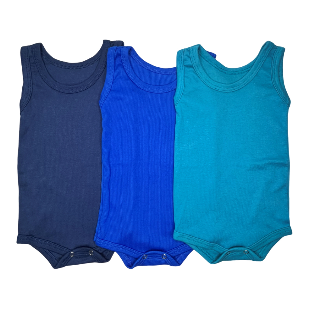 Kit Body Regata Top Chot Malha Canelada Cores 03 Peças Menor Preço — R$ 72,25 em Shopee