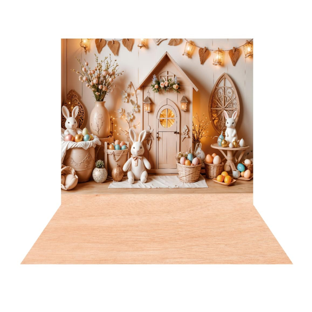 Fundo Fotográfico Páscoa Casinha Tecido 2,20m x 1,50m F1483 em Oferta na Shopee