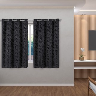Cortina Jacquard Luxo Para Sala Quarto e Escritório 2,00 X 1,40 SEMI-BLACKOUT ENVIO IMEDIATO em Oferta na Shopee