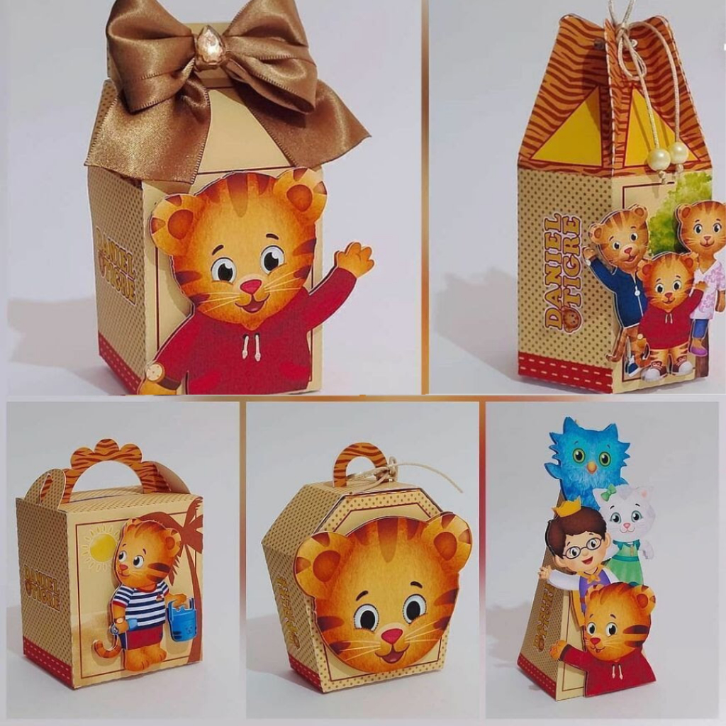 Personalizados Daniel tigre lembrancinhas Daniel tigre caixinhas Daniel tigre
