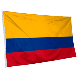 Bandeira da Colômbia 145cm x 90cm da Marca Suarez Bandeiras - Cores Nítidas Com ilhós em Oferta na Shopee