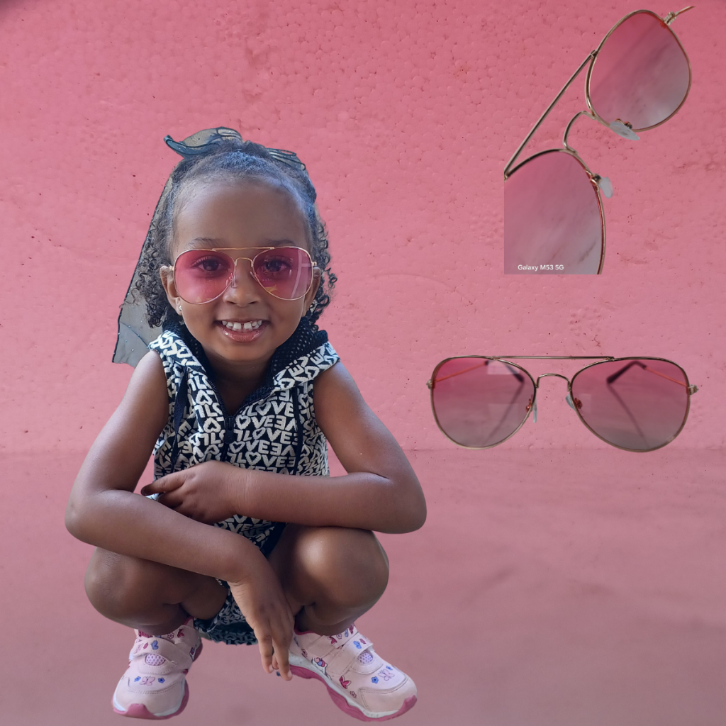 óculos infantil menina Óculos de Sol Infantil/óculos de sol infantil menina/Óculos aviador Infantil Rosa