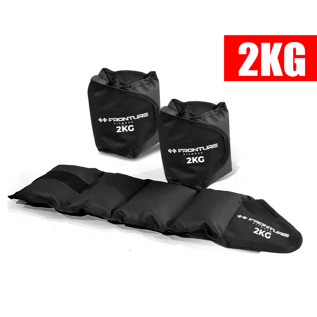 Par de Caneleira Peso 2KG Treinar Pernas Treino em Casa Academia Tornozeleira Funcional