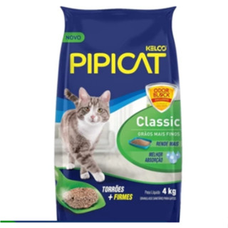 KELCO AREIA HIGIÊNICA PIPICAT CLASSIC 4KG GRÃOS MÉDIOS. em Oferta na Shopee