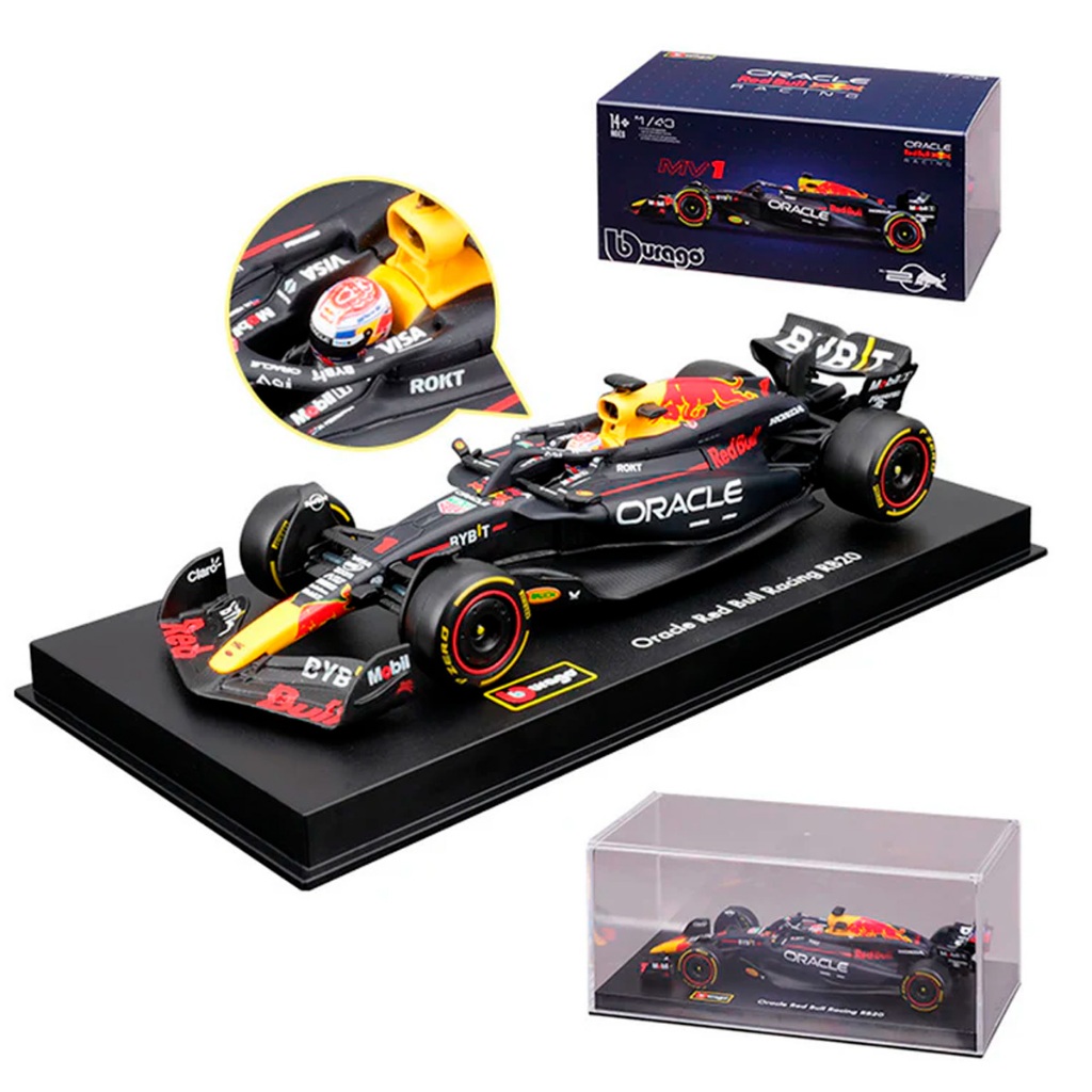 MINIATURA F1 REDBULL RB20 MAX VERSTAPPEN 1/43 BBURAGO