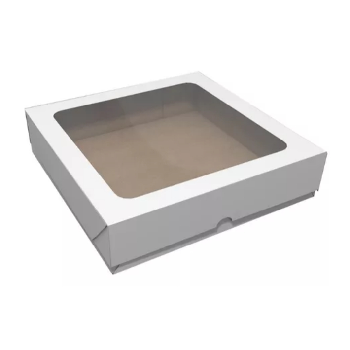 10 Caixas C/ Visor Para 50 e 100 doces/salgados 35x35x6cm e 25x25x6cm em Oferta na Shopee