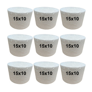Base De Isopor Para Bolo Fake Cenográfico 9 Unidades de 15x10cm Alta Qualidade em Oferta na Shopee