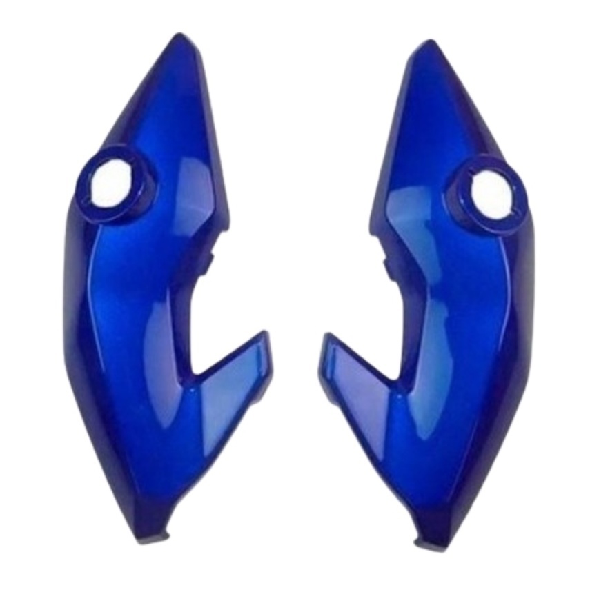 Par Bananinhas Azul Carenagem Lateral do Farol Cg Fan Start 125 150 160 (2014 A 2021)